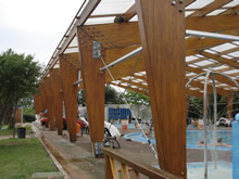 piscina techada de termas del dayman